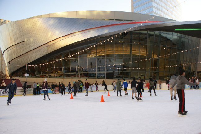 Ice Skating at the NASCAR Hall of Fame 