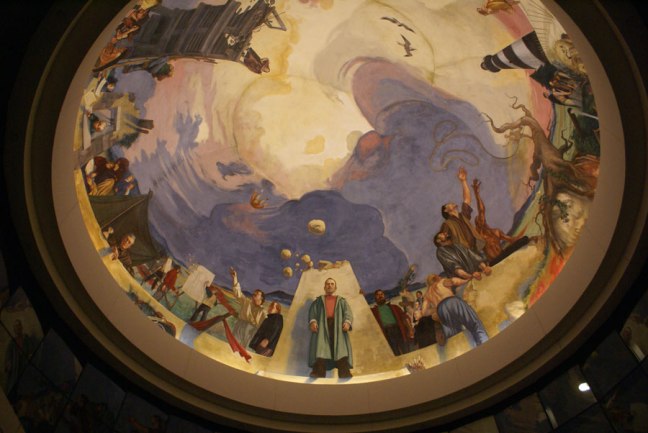 continuum fresco by Ben Long found at 401 North Tryon in Uptown Charlotte