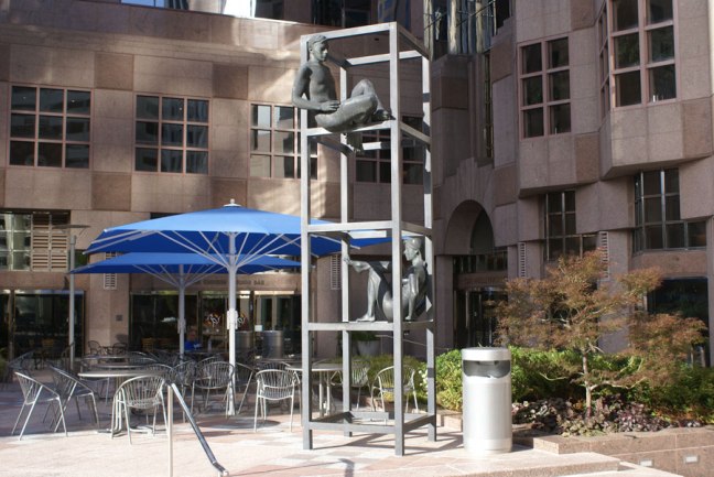 hanging out at One Wells Fargo plaza in Uptown Charlotte