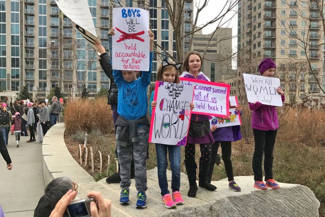 Charlotte's women's march was a family affair  