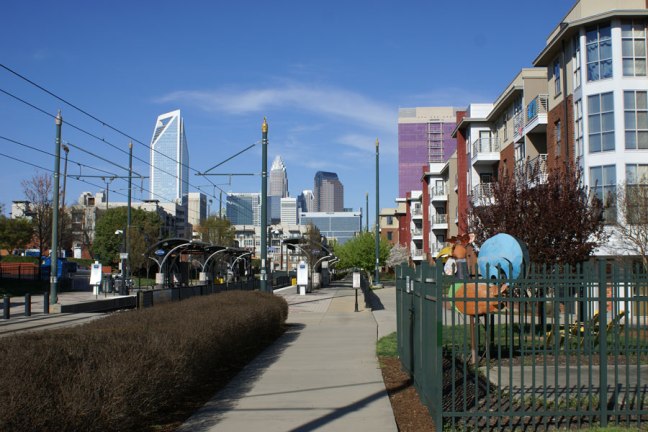 Chicken art in the Southend near Uptown Charlotte